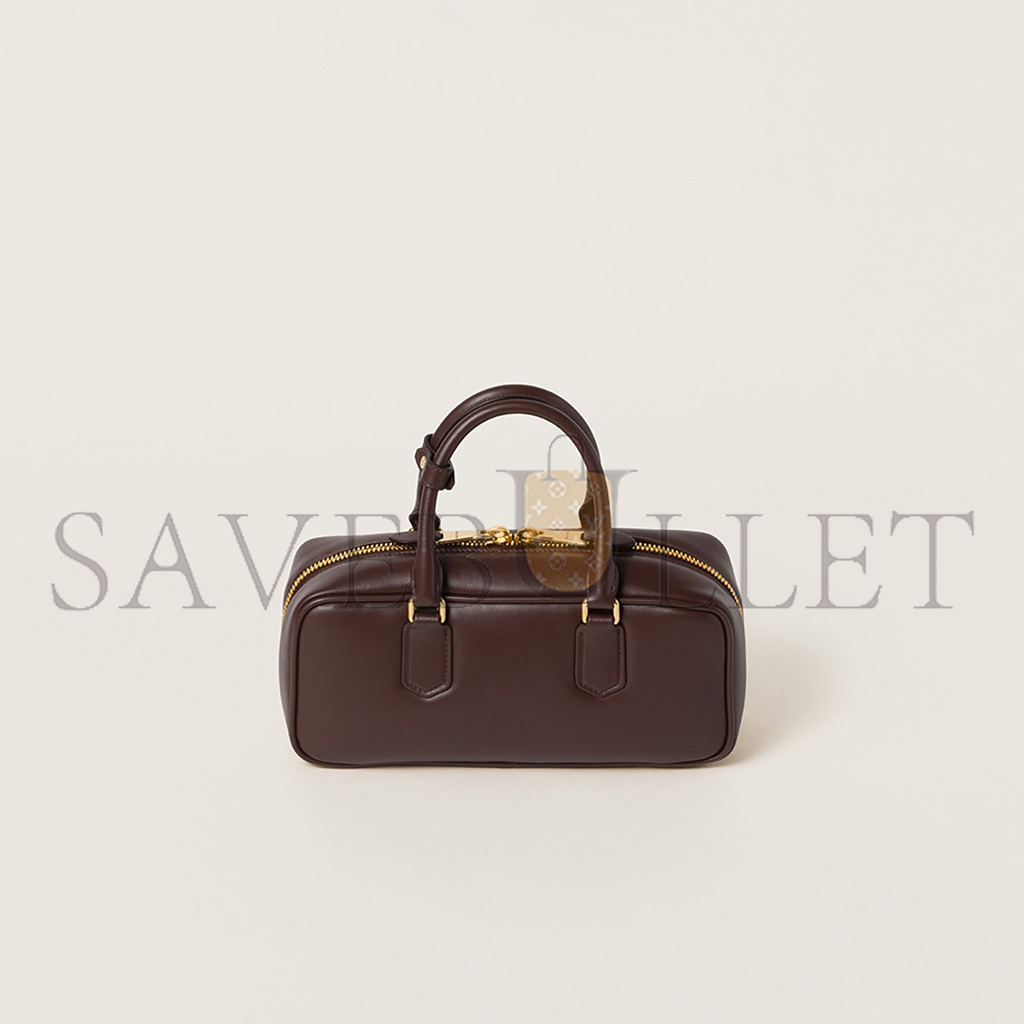M1v M1v arcadie leather handbag 5bb148 (27*12*9cm)